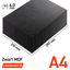 Lasersheets 10 x A4 MDF Nero 6mm | 210 x 297 mm | Pack risparmio | Per taglio laser, modellismo, hobby, CNC, pirografia