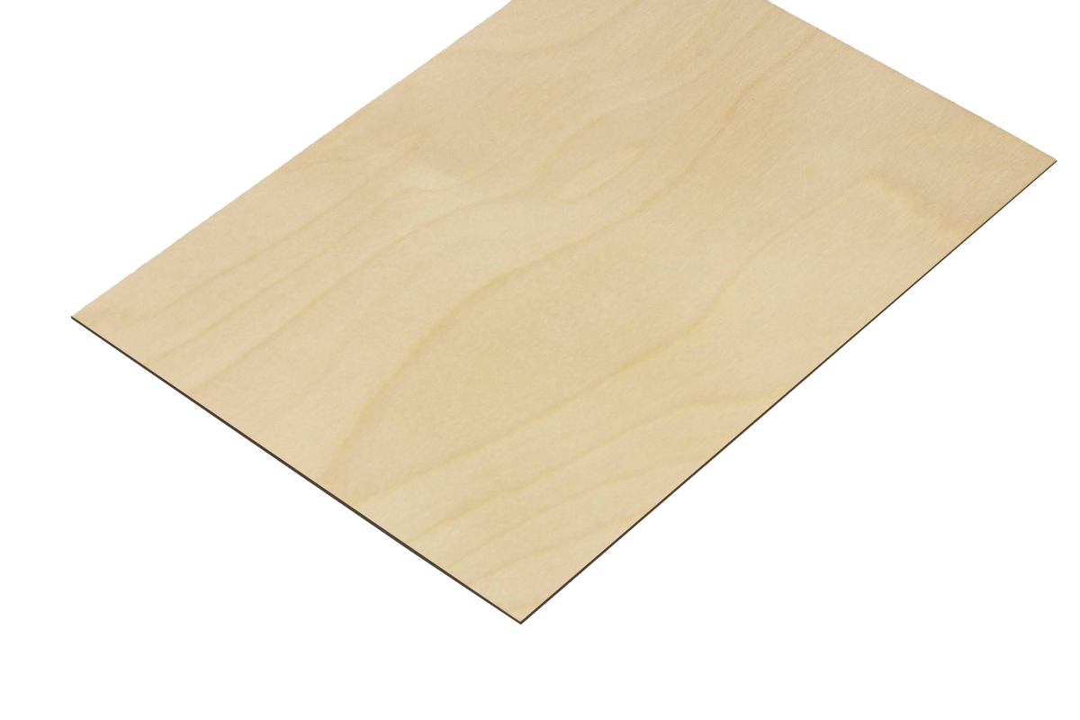 Lasersheets 10 x A4 Compensato di betulla 2mm | 210 x 297 mm | Pack risparmio | Per taglio laser, modellismo, hobby, CNC, pirografia