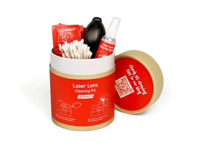 Kit per la pulizia delle lenti laser