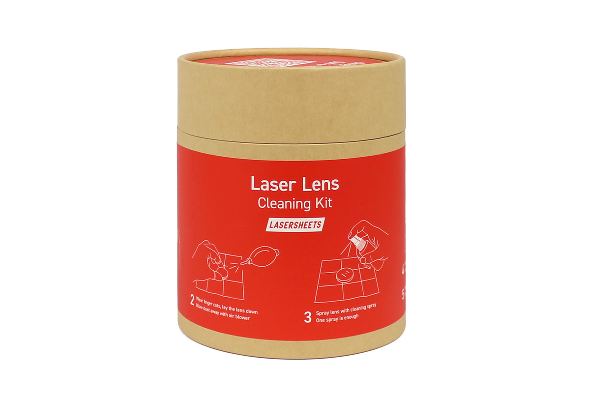 Kit per la pulizia delle lenti laser