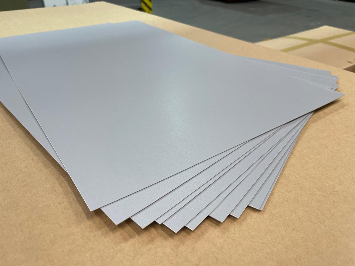 Pacchetto PP 0,8 mm grigio, 10 lastre da 61 x 37 cm